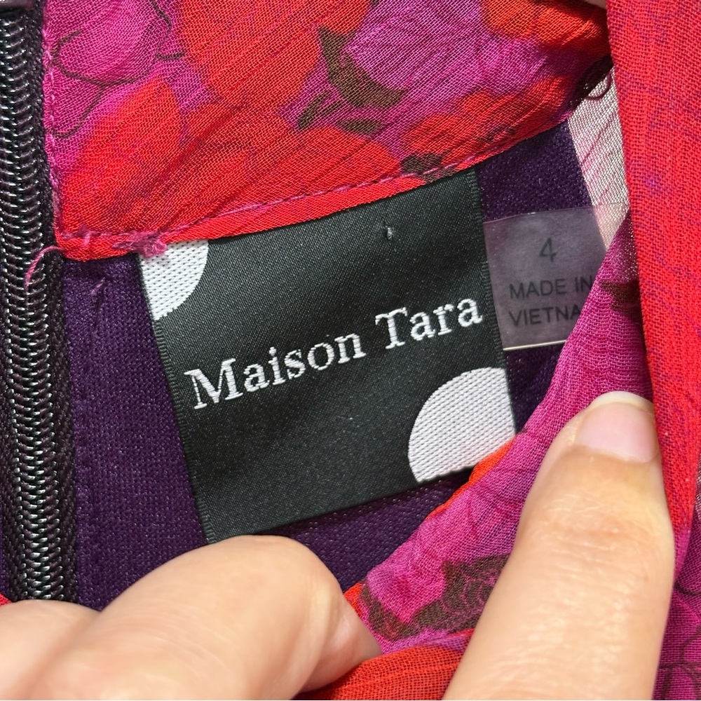 Maison Tara floral print maxi dress - Picture 7 of 10